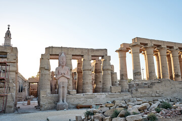 Luxor Temple in Luxor, ancient Thebes, Egypt. Luxor Temple is a large Ancient Egyptian temple...