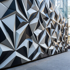 A Geometric Patterned Wall 