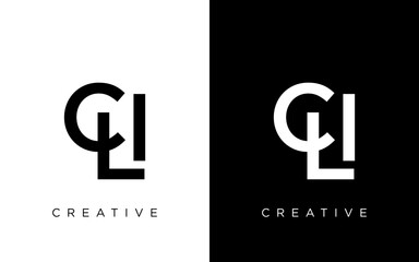CLI Letter Initial Logo Design Template Vector Illustration