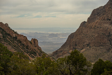 The Window Looking Out Toward Apache Canyon In Big Bend
