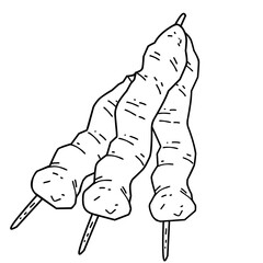 Indonesian food sate