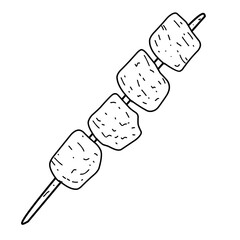 Indonesian food sate