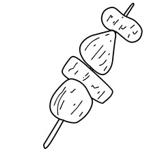 Indonesian food sate