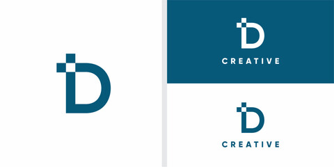 LETTER D ICON SIMPLE LOGO