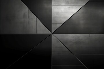 Close-up black metallic object, abstract wall pattern background