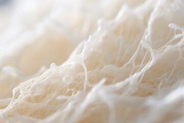 Sugarinfused webs A masterful creation formed by skillfully intertwining strands of sugar,...