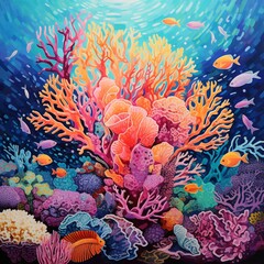 Surreal Underwater Scene