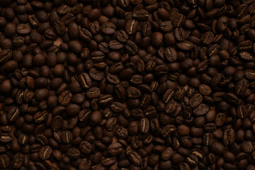 background with coffee bean texture