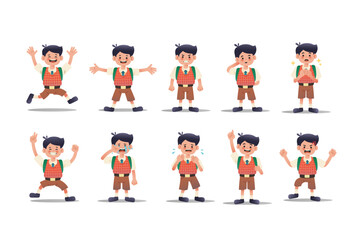  Full Set of Boy's Expression | Student Edition 