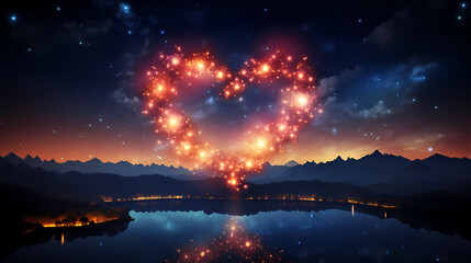 Naklejka premium Valentine's Day, hearts, Valentine's Day background, wedding background, blank copy space