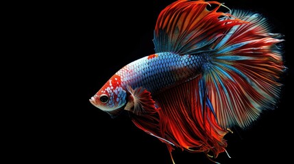 Fototapeta premium Betta in the dark background