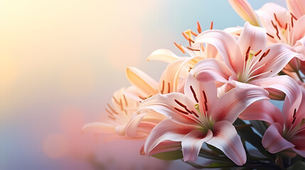 Fototapeta premium Holiday party background, New Year, birthday, celebration, Christmas background with blank copy space