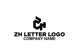 LOGO ZH LETTER COMPANY NAME