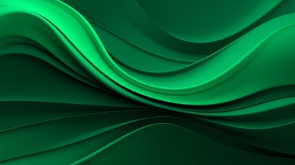 Abstract organic green lines as wallpaper background illustration  AI generated