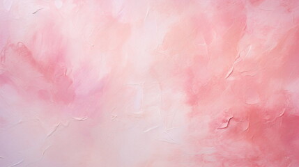 Pattern background of pastel pink acrylic oil paint texture. close up. Generative AI