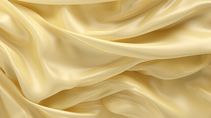 Obraz premium Silk seamless material texture, yellow - Generative AI