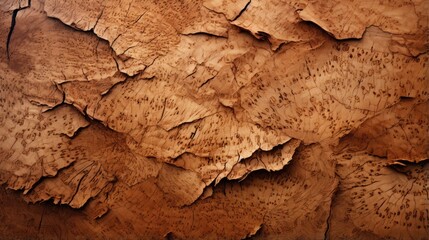Fototapeta premium Abstract brown background of cork surface with natural chaos