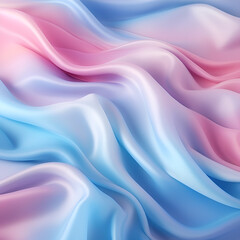 Fototapeta premium Abstract gradient pastel color colorful background creative watercolor blue waves artistic canvas paints pink streams multi-colored fabric silk wallpaper