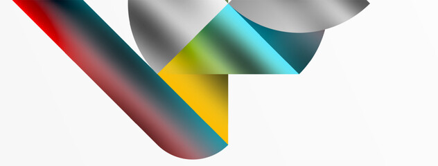 Mosaic pattern composition featuring harmonious interplay of triangles, lines, and round elements, creating a visually engaging and dynamic design for posters, covers, banners, brochures, websites