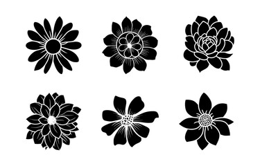 Hand drawn simple flower illustration