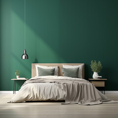 Emerald Serenity Bedroom