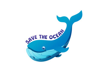 Shark Save the Ocean Environmental Sticker
