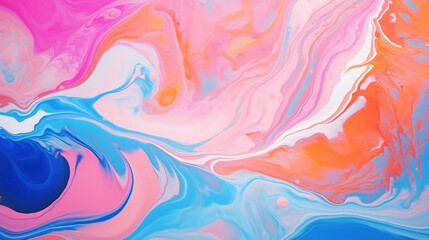 Fototapeta na wymiar Colorful abstract painting background Liquid