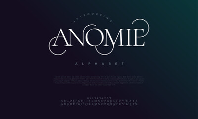 Anomie creative modern urban alphabet font. Digital abstract moslem, futuristic, fashion, sport, minimal technology typography. Simple numeric vector illustration