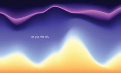 Colorful fluid gradient mesh background. wavy blurred color gradation backdrop. Abstract modern liquid design for poster, banner, cover, leaflet, catalog, presentation, or flyer.