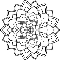 Mandala Circle Ornament Element