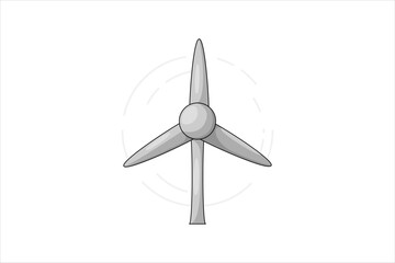 Naklejka na ściany i meble Windmill Energy Environmental Sticker Design