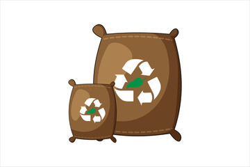 Natural Fertilizer Environmental Sticker Design