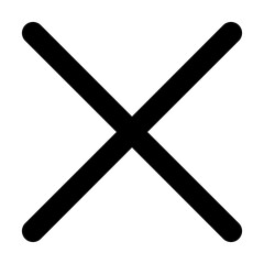 Obraz premium Cross Duotone Icon