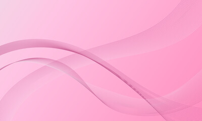 pink soft business lines wave curves on smooth gradient abstract background