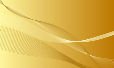 yellow business lines wave curve abstract background