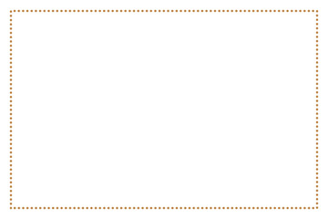 Simple of frame. Design vector rectangle with dots halftone gold on white background. Design print for illustration, greeting cards, wedding invitations, restaurant menu, royal certificates. Set 31