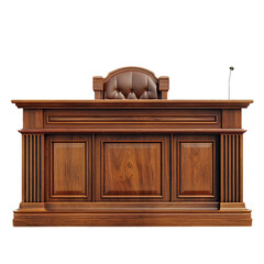 Judges bench, PNG graphic resource