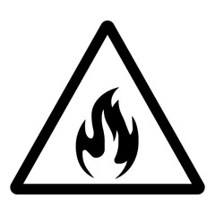 Flammable Liquid Symbol Sign,Vector Illustration, Isolate On White Background Label. EPS10