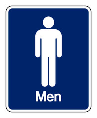 Men Symbol Sign,Vector Illustration, Isolated On White Background Label. EPS10