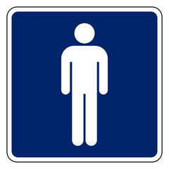 Men Symbol Sign,Vector Illustration, Isolated On White Background Label. EPS10