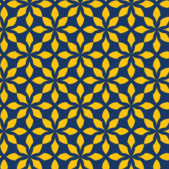 Geometric Flower Abstract Pattern Design. Composition of simple geometric shapes.for use in clothes and fashion or background design.