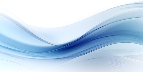 Naklejka premium Blue Wave Background