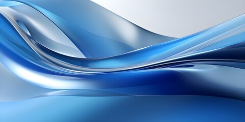 Naklejka premium blue wave background