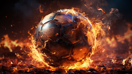 burning earth in fire