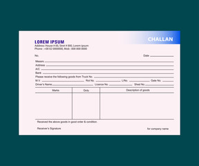 bill challan template design, Challan, Delivery Challan, Challan Form, Bill Of Entry Lodgment Slip, Bill Of Entry Shipment, Paetty Cash, Bill Of Entry Airways,