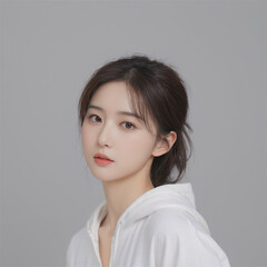 ai asian girl korean model portrait