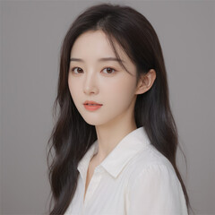 ai asian girl korean model portrait