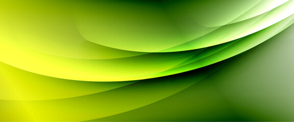 Dynamic flowing waves on gradient color background. Vector illustration For Wallpaper, Banner, Background, Card, Book Illustration, landing page