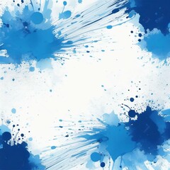 blue white abstract background with splashes