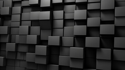 black and white cubes background